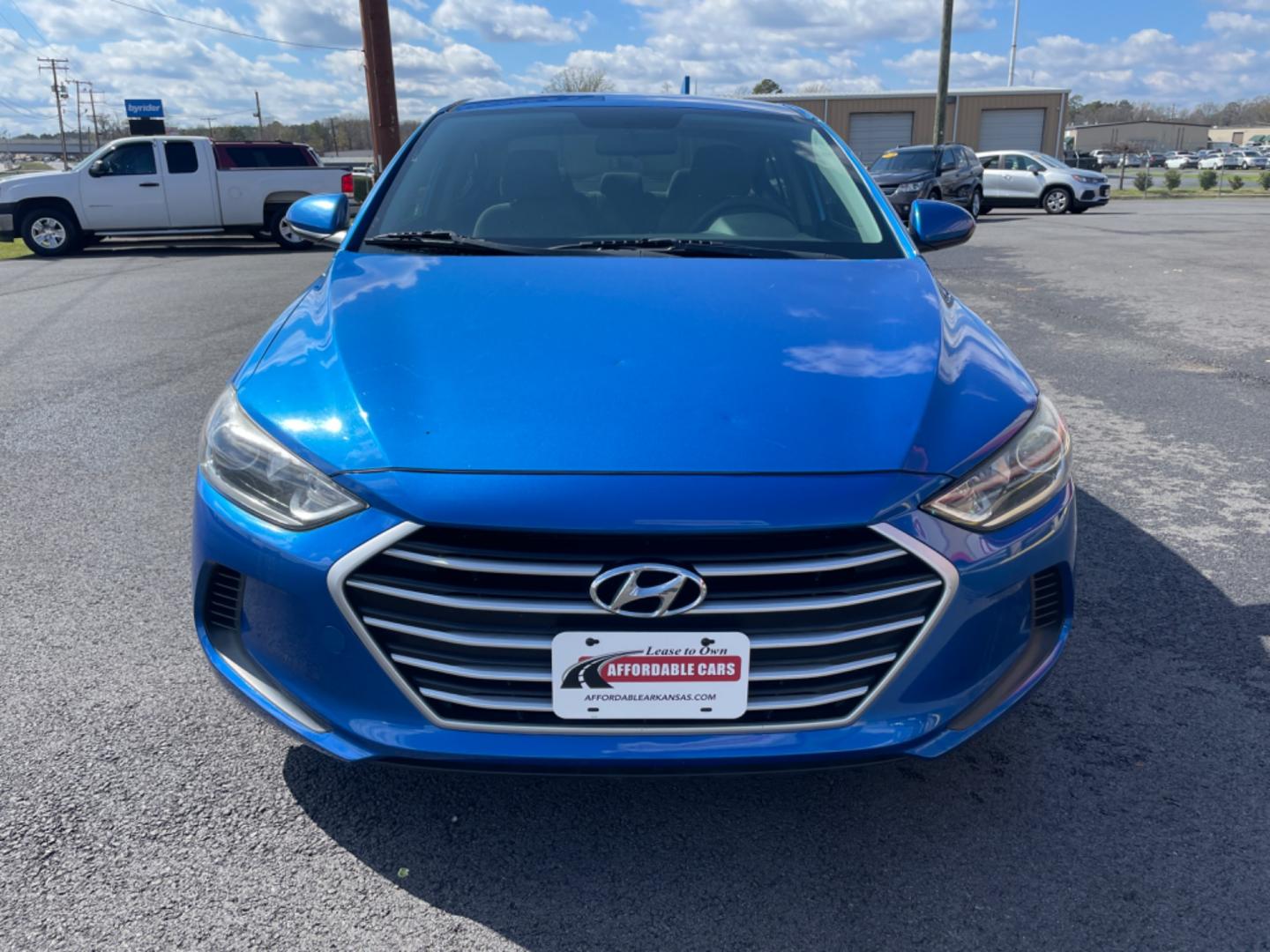 2017 Blue Hyundai Elantra (KMHD74LF7HU) with an 4-Cyl, 2.0 Liter engine, Auto, 6-Spd Shiftronic transmission, located at 8008 Warden Rd, Sherwood, AR, 72120, (501) 801-6100, 34.830078, -92.186684 - Photo#2